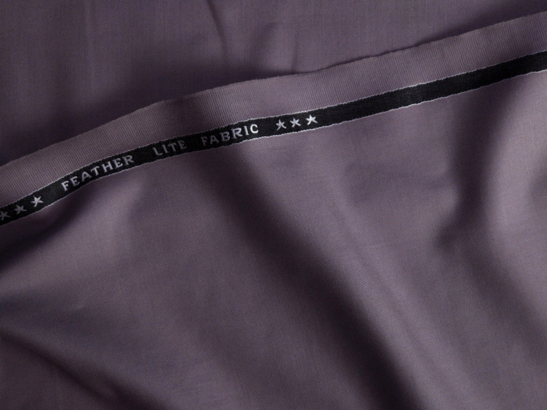 Raymond Men's Solids Polyester Viscose Suiting Fabric (Light Purple Haze) - Image 4