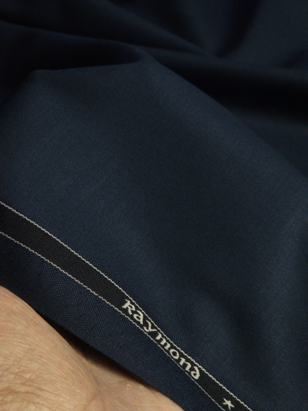 Raymond Men's Solids Polyester Viscose Suiting Fabric (Dark Prussian Blue) - Image 4