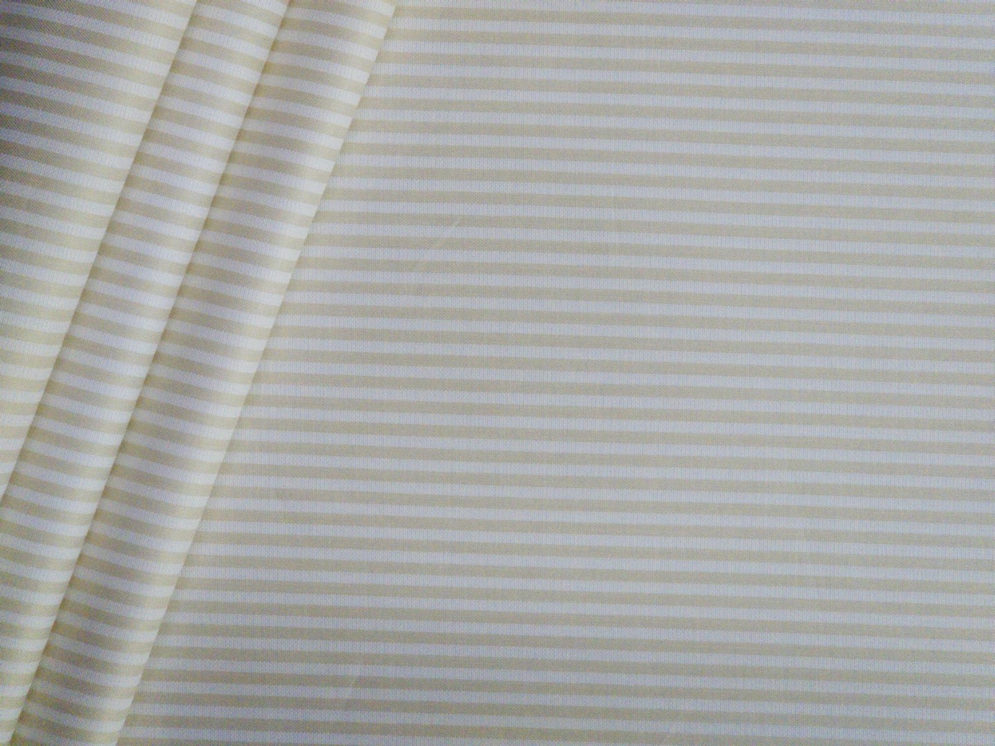 Manhattan Fabricano 2 Ply 100s Egyptian Giza Cotton Shirting Fabric (White & Sandstone Beige) - Image 4