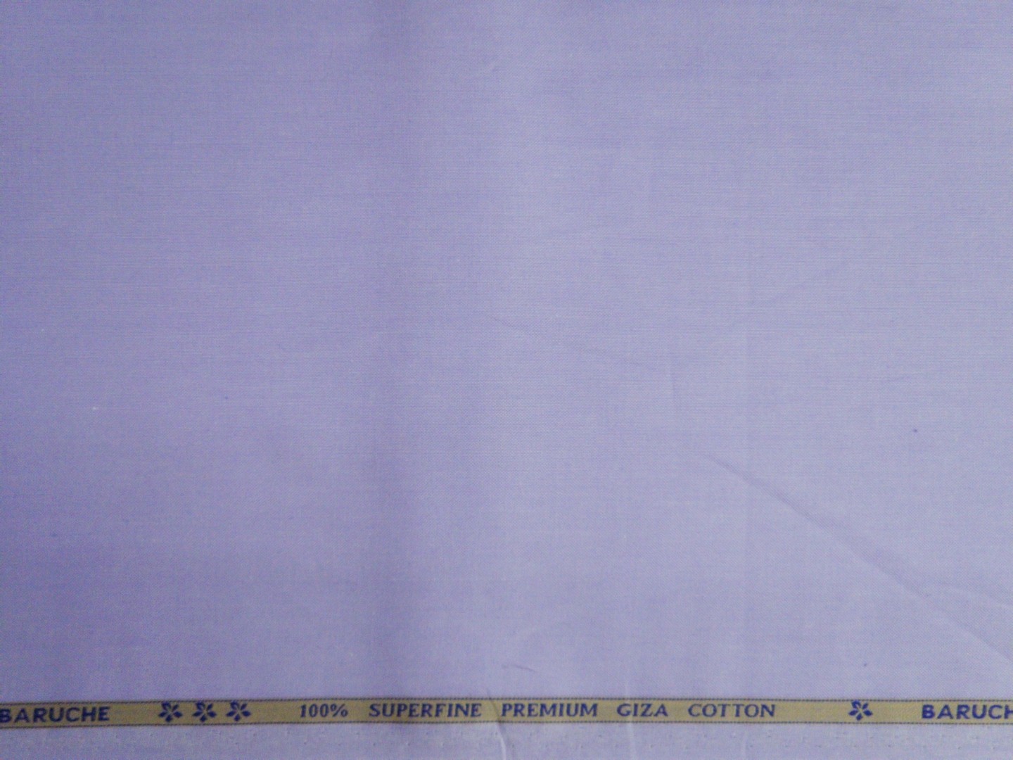 Baruche Giza Cotton Solid Oxford Shirting Fabric (Lavender) - Image 2