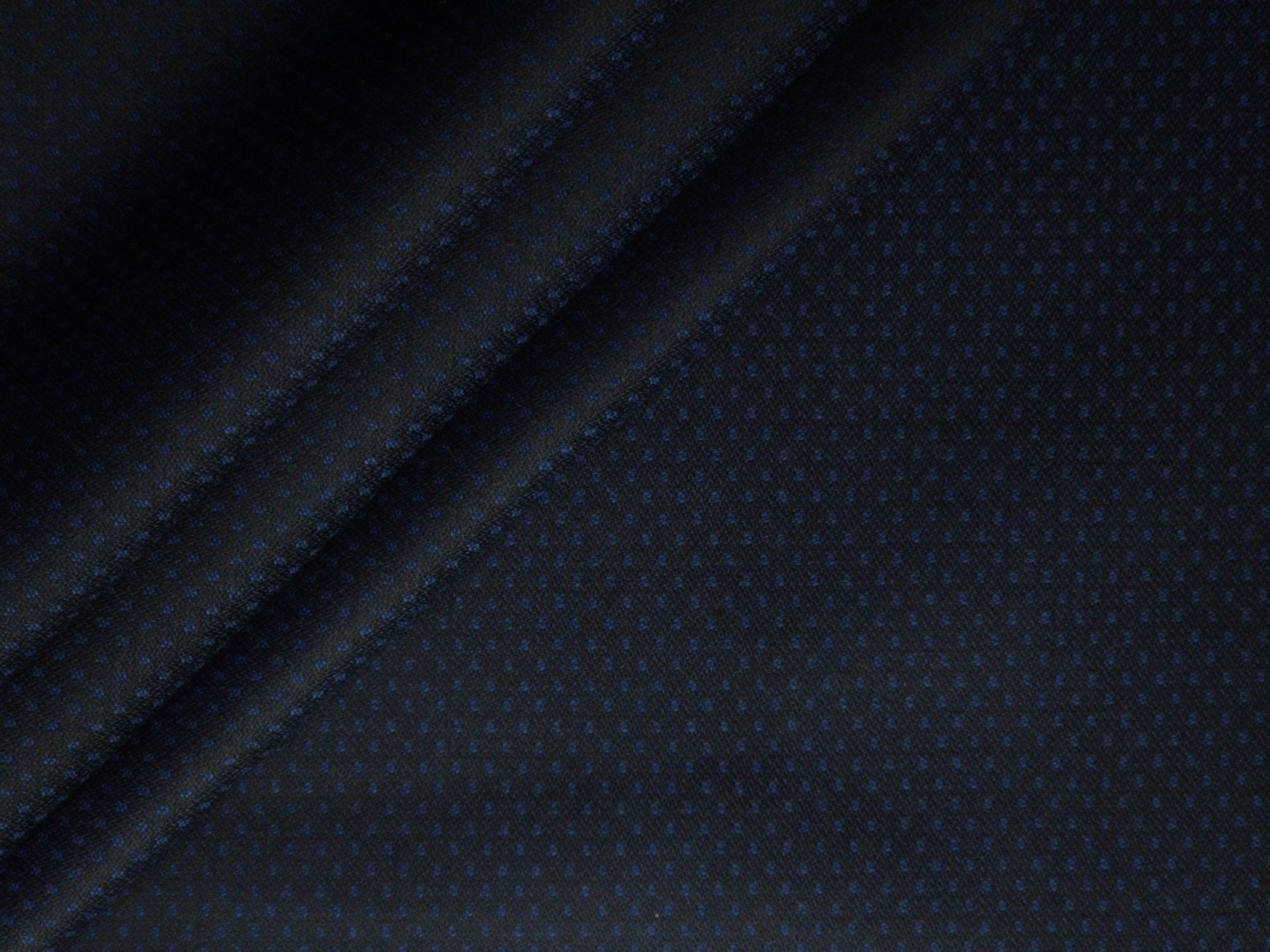Raymond Men's Dobby Polyester Viscose Suiting Fabric (Dark Yale Blue) - Image 3